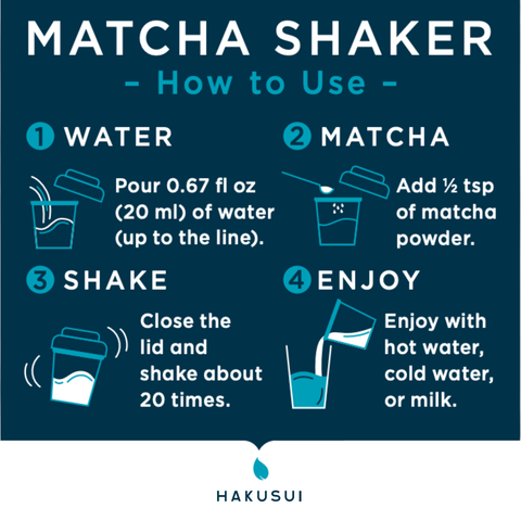 HAKUSUI Matcha Mini Shaker